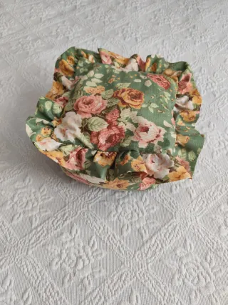 Costurero Vintage Floral Acolchado