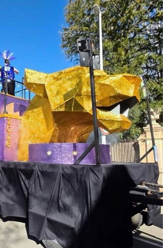 Cabeza Pantera Decorativa/Carroza