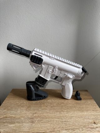 Pistola de agua blanca