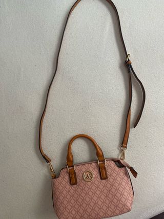 Bolso Michael Kors Rosa y Marrón