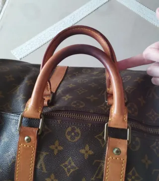 Maleta Louis Vuitton Monogram Marrón Beige