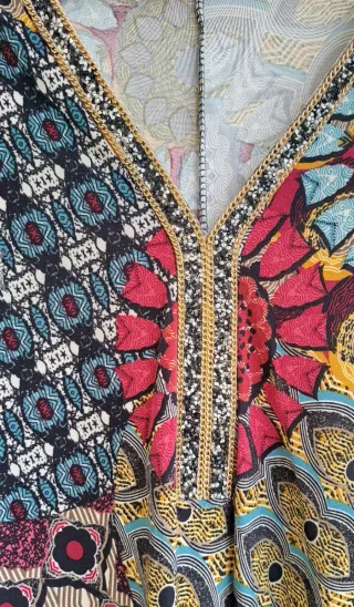 Blusa con mandalas talla única