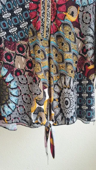 Blusa con mandalas talla única