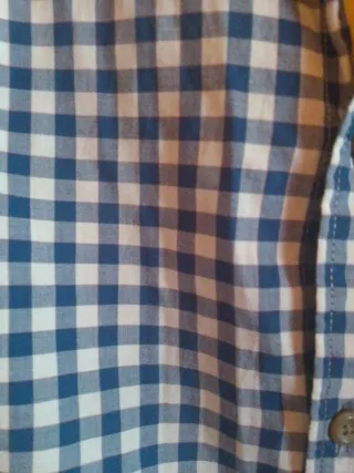 Camisa G-Star RAW cuadros azul y blanco Talla M