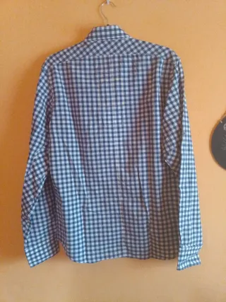 Camisa G-Star RAW cuadros azul y blanco Talla M