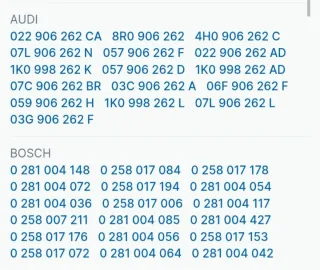 Sonda Lambda FAE 75051 Audi
