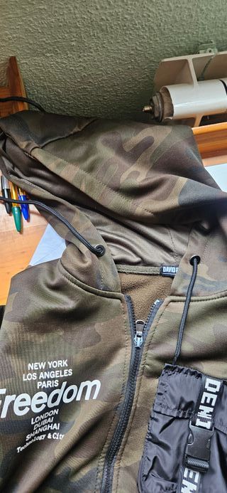 Sudadera Camuflaje Freedom Hombre