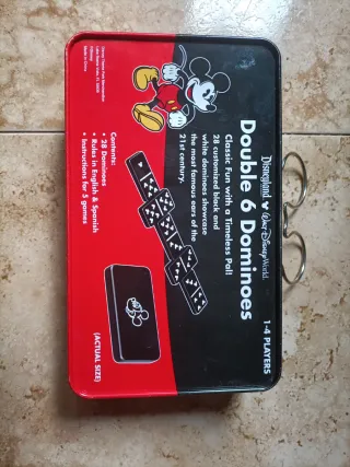 Dominó Disney. Exclusivo venta Parques. Mickey.