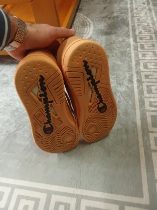 Zapatillas Champion Talla 46 Naranja/Beige.