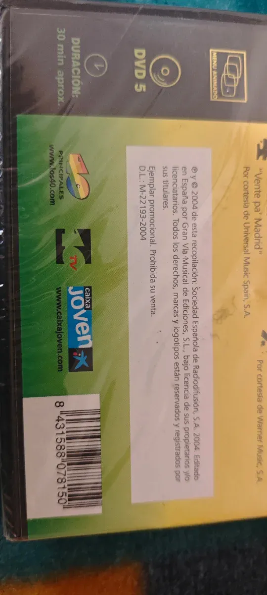 DVD Concierto Basic los 40 principales