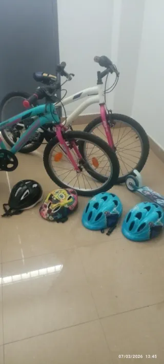 Lote Bicicletas Niñ@s, Patinete y Cascos