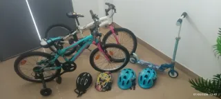 Lote Bicicletas Niñ@s, Patinete y Cascos