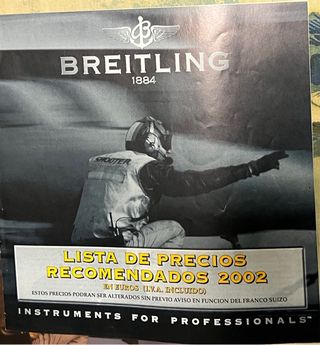Catálogo Breitling y Guía de Precios