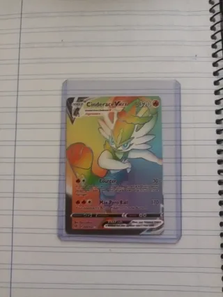 Carta Pokémon Cinderace VMAX Arcoíris