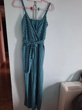 Mono azul estampado talla S sin marca