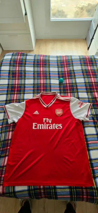 Camiseta Arsenal Adidas Roja Roja temporada 19/20