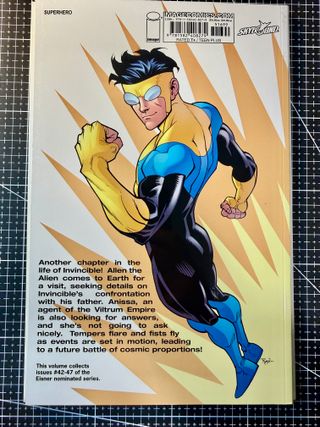 Comic USA Invincible Vol.9 firma de R. Ottley +COA