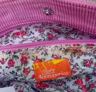 Bolso de hombro rosa