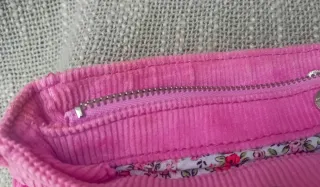 Bolso de hombro rosa