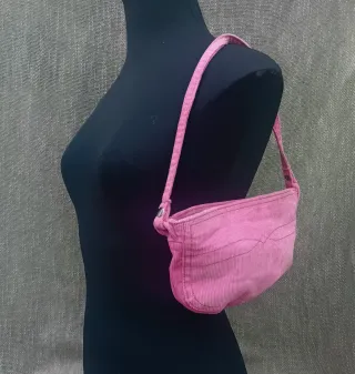 Bolso de hombro rosa