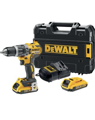 Taladro DeWalt 18V XR con maletín y cargador
