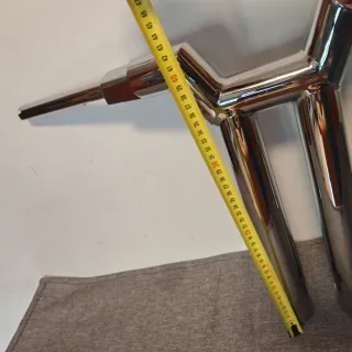 Manillar moto custom cromado robusto