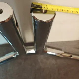 Manillar moto custom cromado robusto