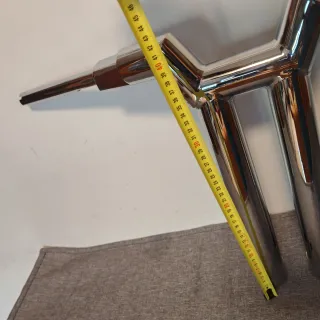 Manillar moto custom cromado robusto