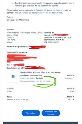 Gafas Ray-Ban Wayfarer Gen 2