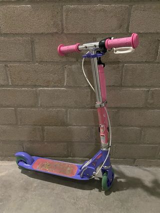 Patinete Oxelo Decathlon Rosa y Morado