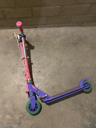 Patinete Oxelo Decathlon Rosa y Morado