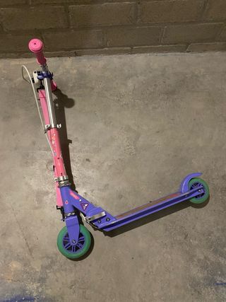 Patinete Oxelo Decathlon Rosa y Morado