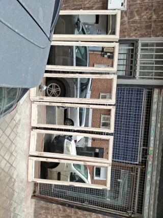 Espejos antiguos de madera y cristal