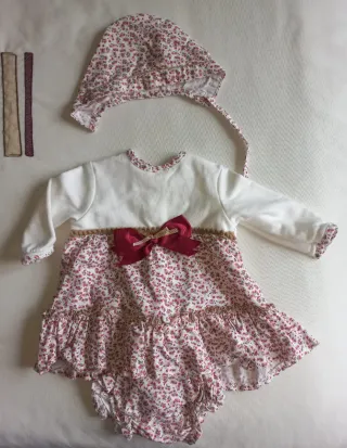 Conjunto niña 6 meses floral