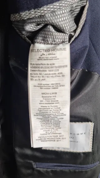 Americana SELECTED Azul Marino