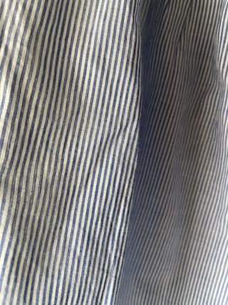 Blusa Zara bordada flores azul talla XS/S