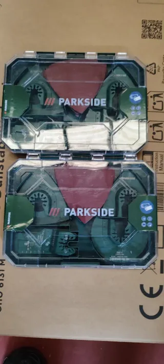 2x Parkside Accesorios Multi-Tool Corte y Lijado