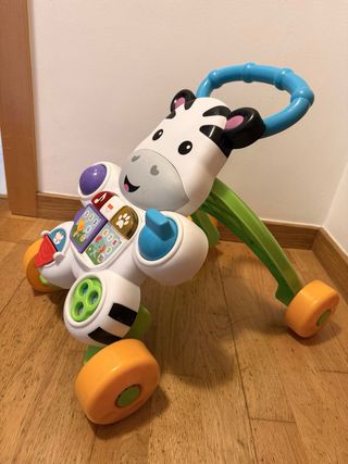 Caminador primeros pasos cebra Fisher Price