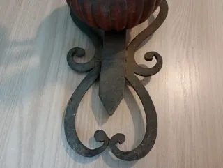 Lampadario Ferro Battuto Rustico 4 Luci