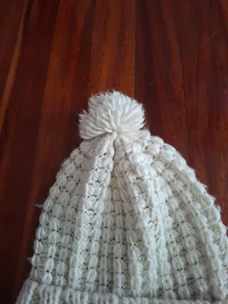 Gorro Redskins de lana blanco