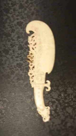 Daga China Jade Natural Decorativa