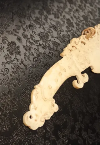 Daga China Jade Natural Decorativa