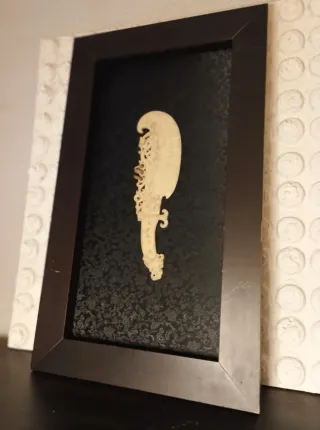 Daga China Jade Natural Decorativa