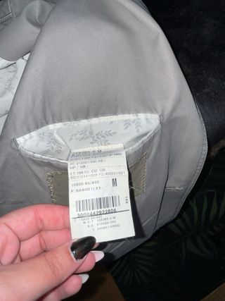 Chaqueta gris unisex