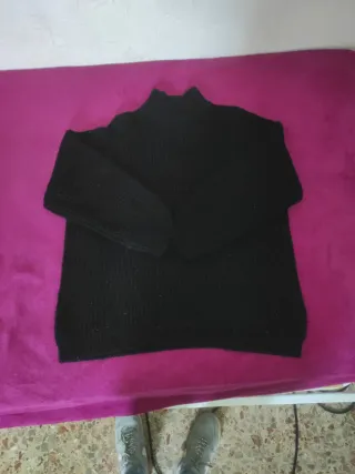 Jersey de lana negro