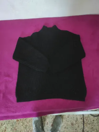 Jersey de lana negro
