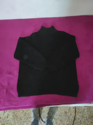 Jersey de lana negro