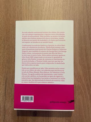 Vidas paralelas "Cinco matrimonios victorianos"
