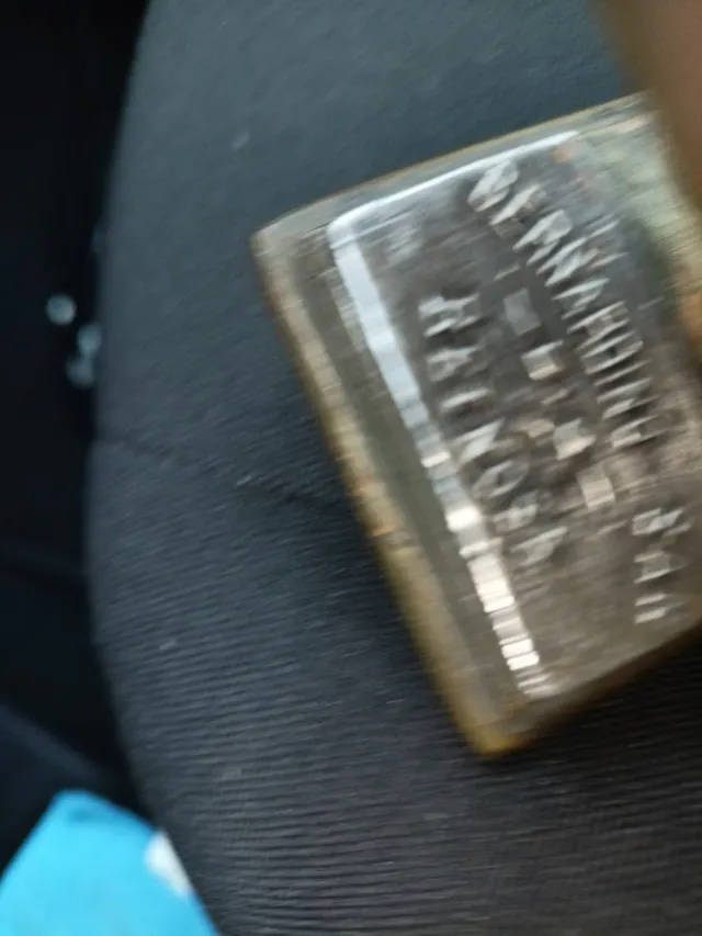 Sello antiguo metal Reinosa