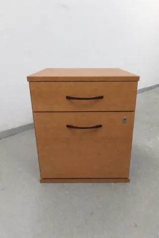 Mueble de oficina madera 2 cajones